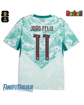 Portugalia Joao Felix #11 Tricou Fotbal Replică Mondial 2026 Barbati Deplasare